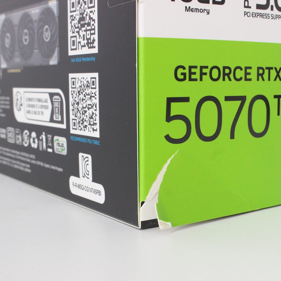 新品未開封】ASUS GeForce RTX 5070 Ti TUF Gaming 16GB GDDR7