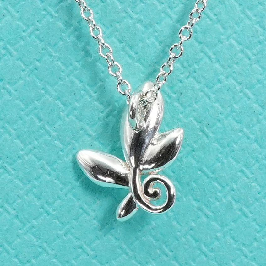 TIFFANY ティファニー オリーブリーフ ネックレス 細かなキズあり 美品 TIFFANY ティファニー オリーブリーフ ネックレス 細かなキズあり 美品