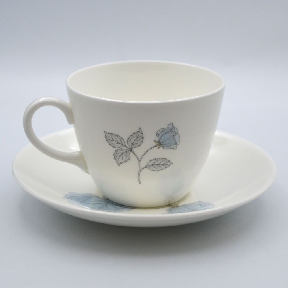 アンティーク トリオ カップ＆ソーサー Wedgwood ウェッジウッド Ice Rose アイスローズ 1962 1980年 24 a 3131 2