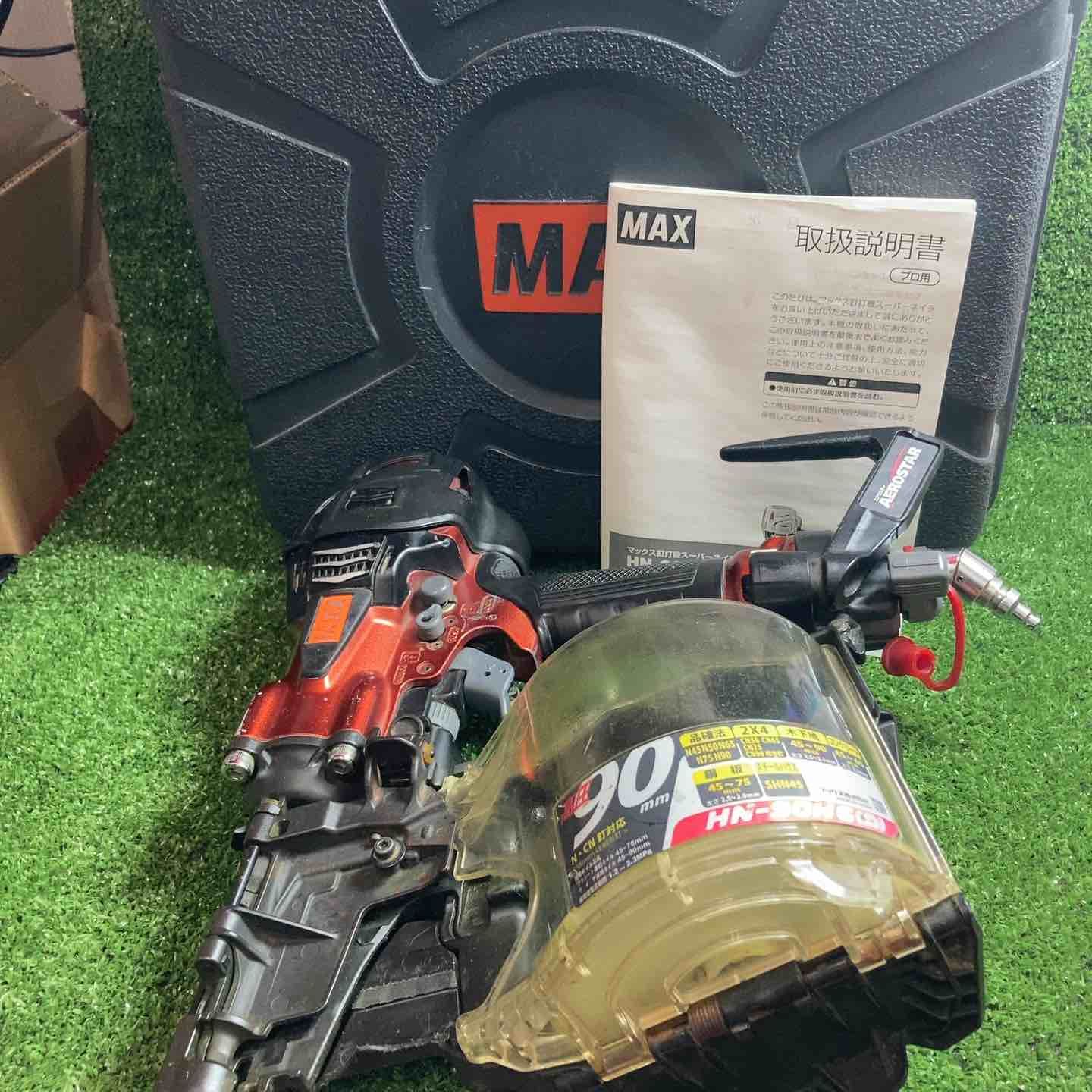 マックス MAX 高圧エア釘打ち機 HN-90 N 6 D -R