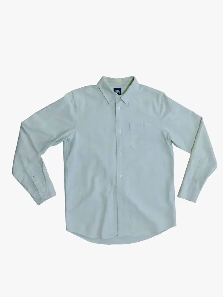 STUSSY オックスフォードシャツ ミント色 長袖