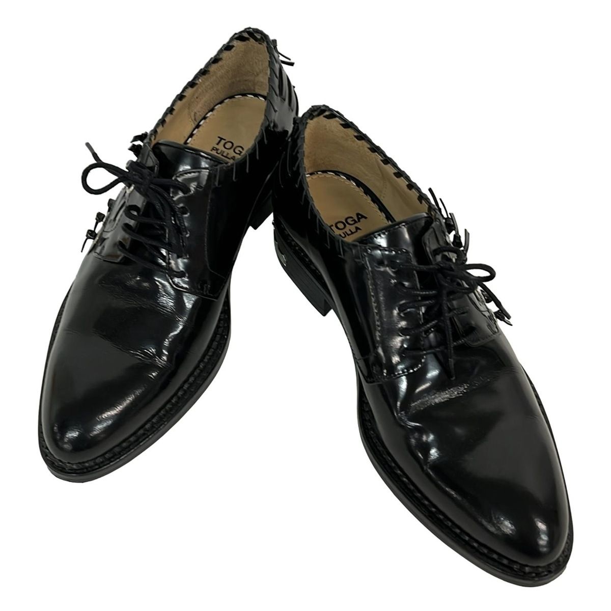 TOGA PULLA トーガプルラ シューズ 36 レディース - 黒 レザー