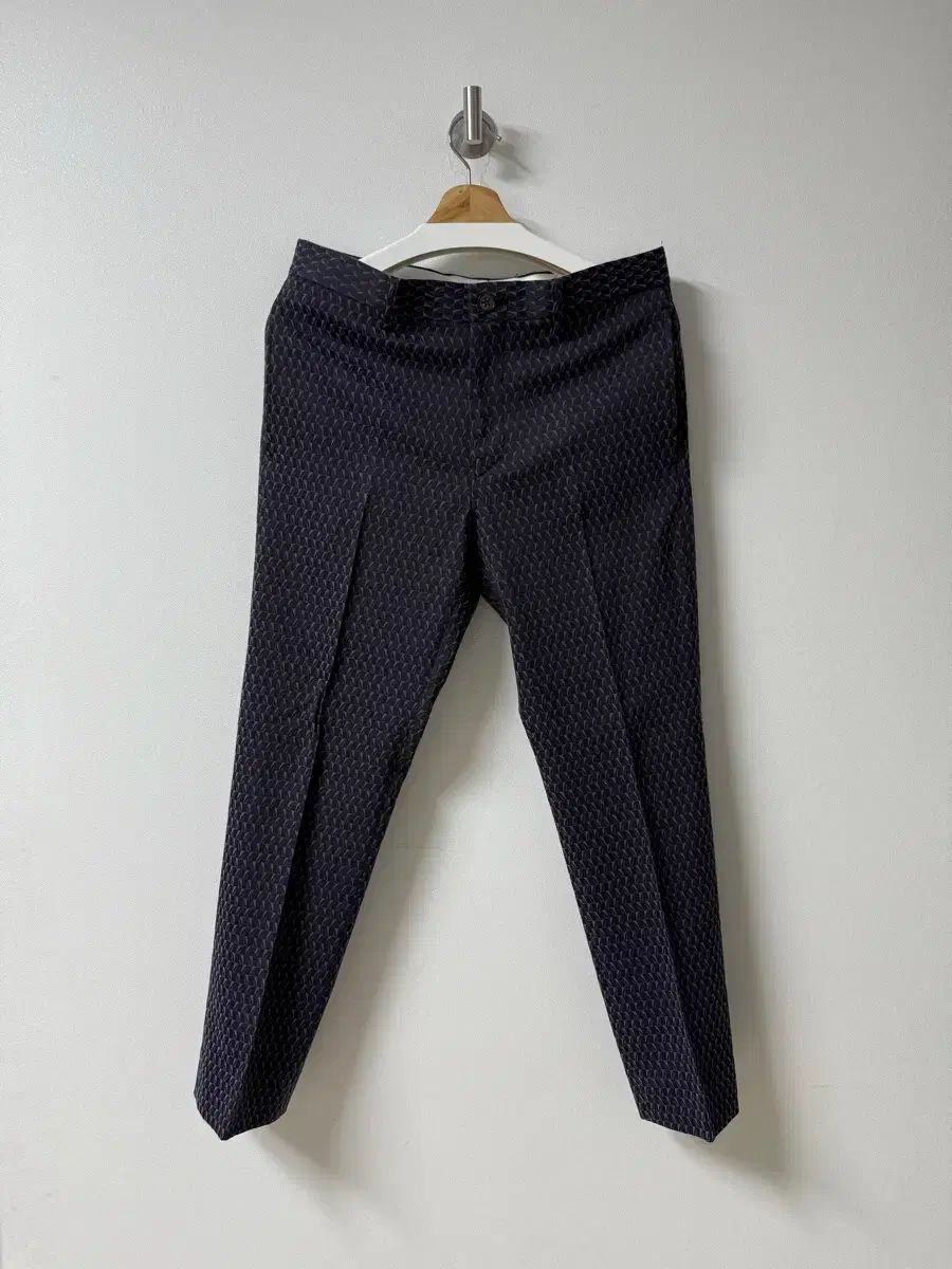 サスクワァッチ ファブリックパータン ネイビー バイオレット スラックス L