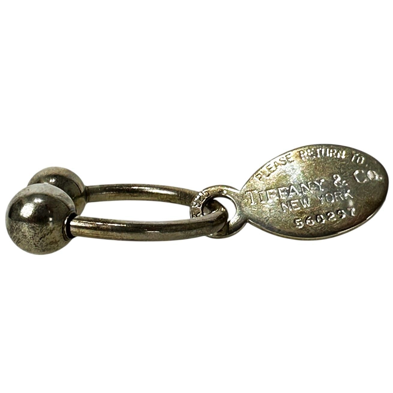 TIFFANY＆Co.】ティファニー オーバル キーリング SV925 シルバー