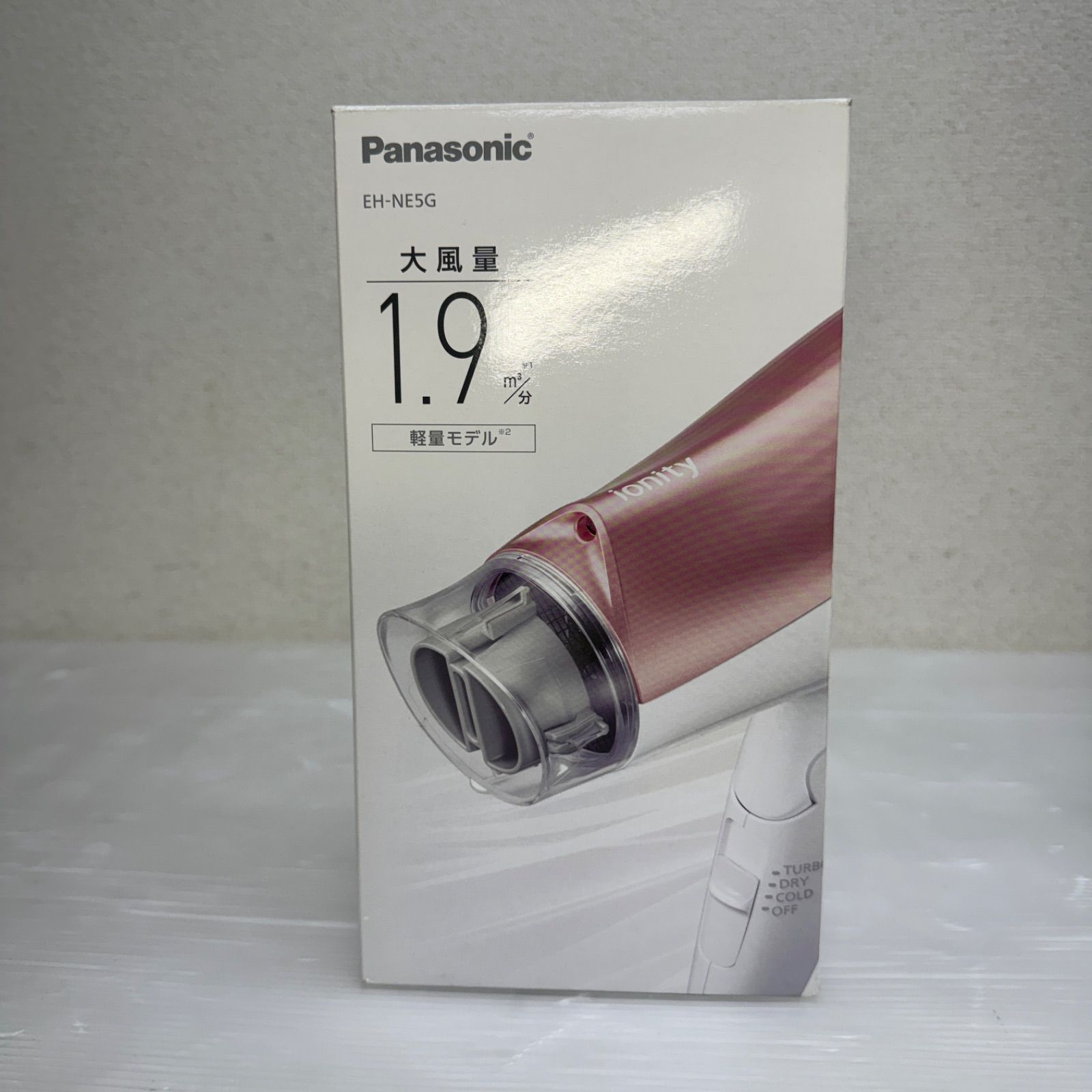 ♥ Panasonic EH-NE 5 G ドライヤー 大風量 1.9㎥|分 軽量モデル ionity イオニティ パナソニック ペールピンク調