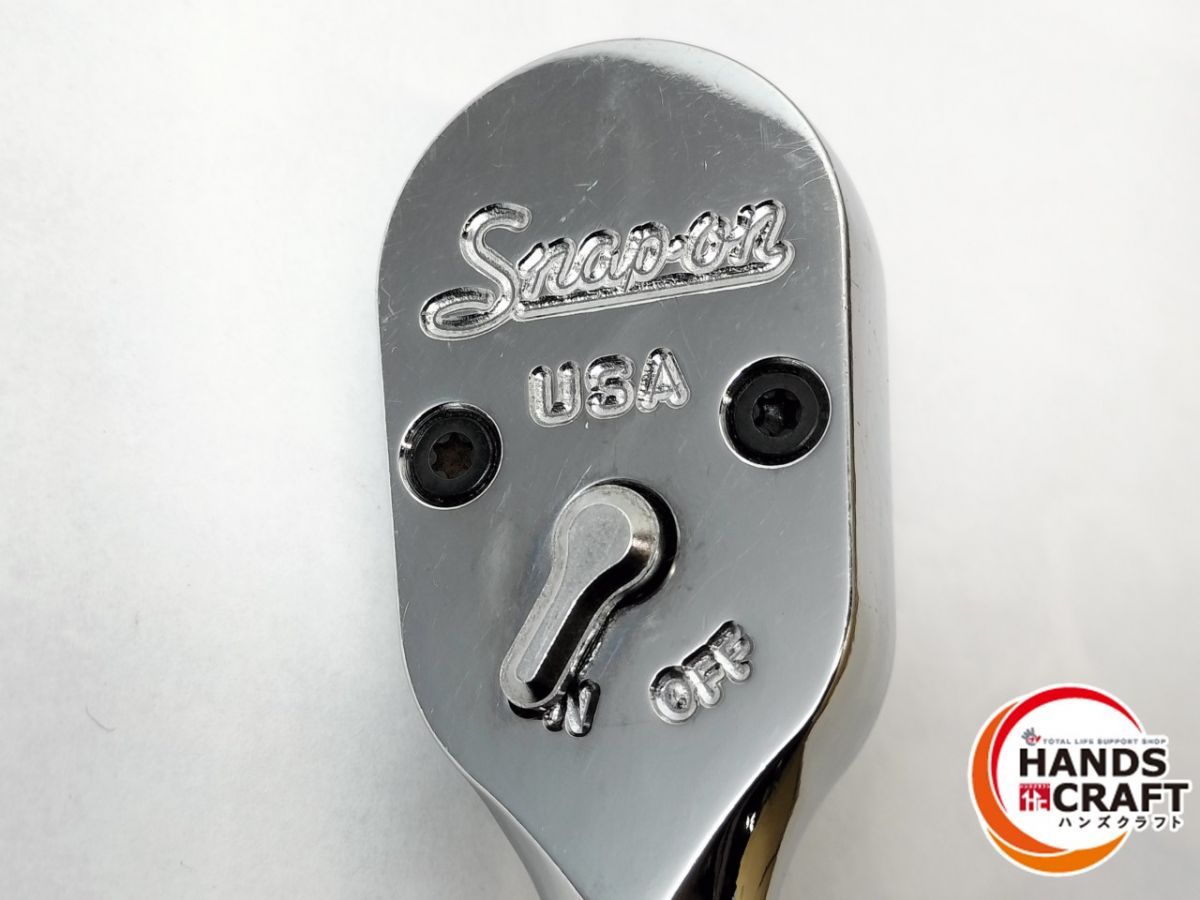  品 スナップオン Snap-On F 100 ギアラチェット 差込角 3 8インチ 9.5ｍｍ ラチェットハンドル スパナ レンチ