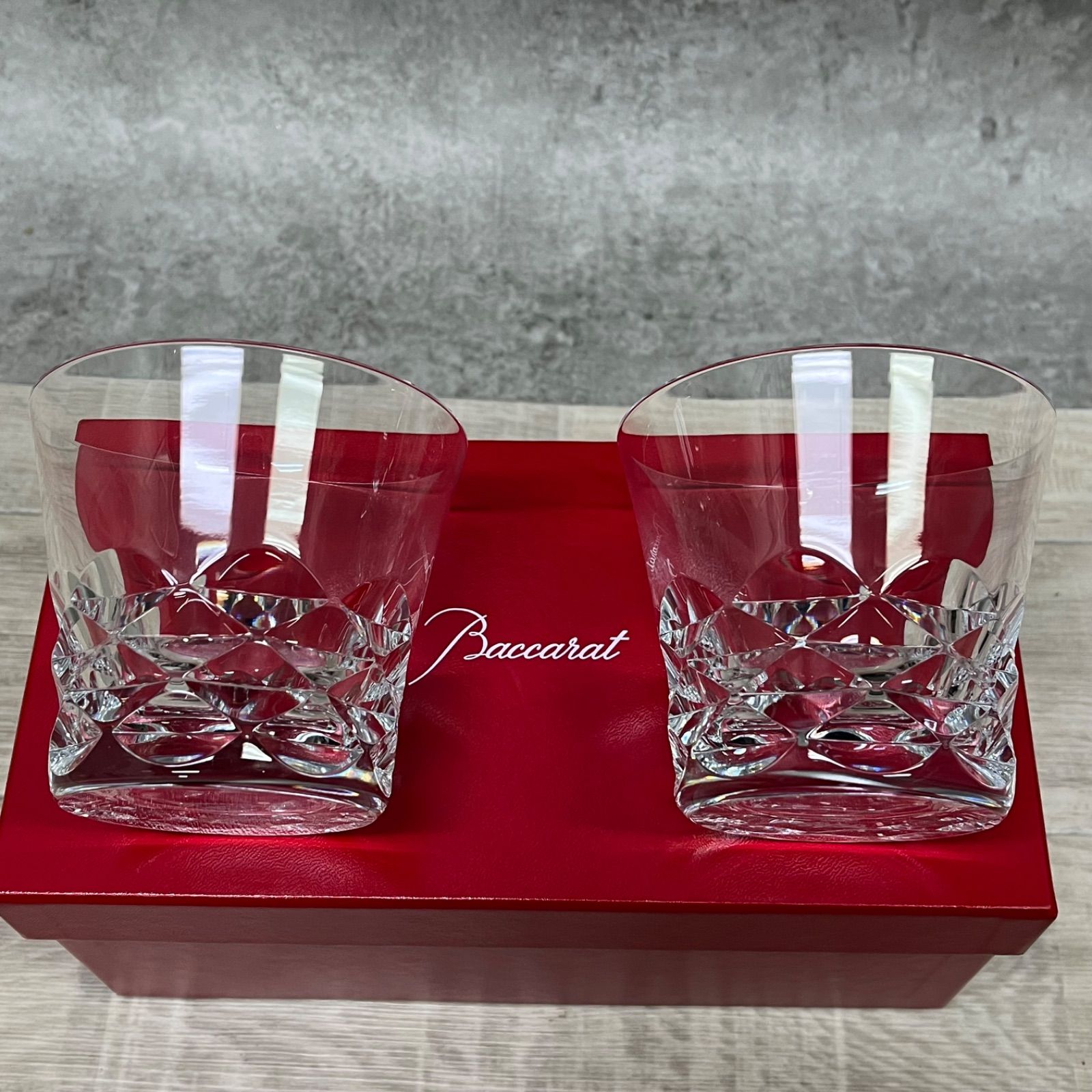 ★未使用★ バカラ ロックグラス ブラーヴァ 2020 ペアータンブラー【388644c2】