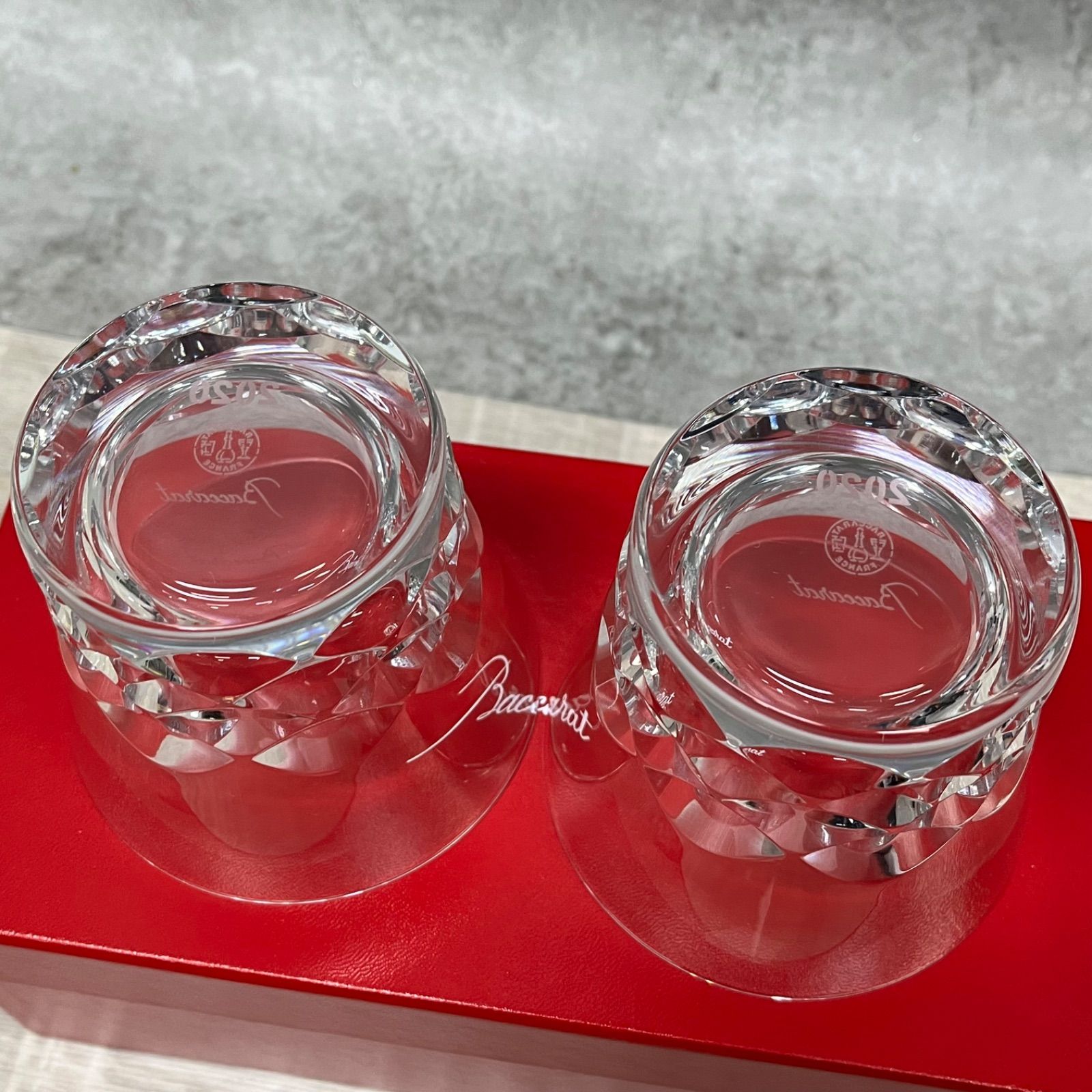 ★未使用★ バカラ ロックグラス ブラーヴァ 2020 ペアータンブラー【388644c2】