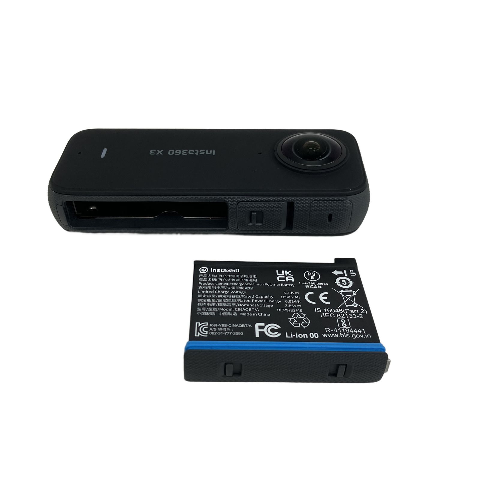 Insta360 X3 CINSAAQ/B 5.7K 360度カメラ アクションカメラ 高画質 手