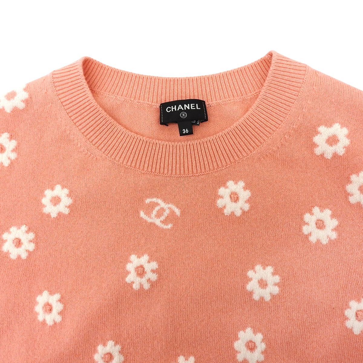 CHANEL(シャネル) ココマーク 花柄ニット セーター P72 アパレル