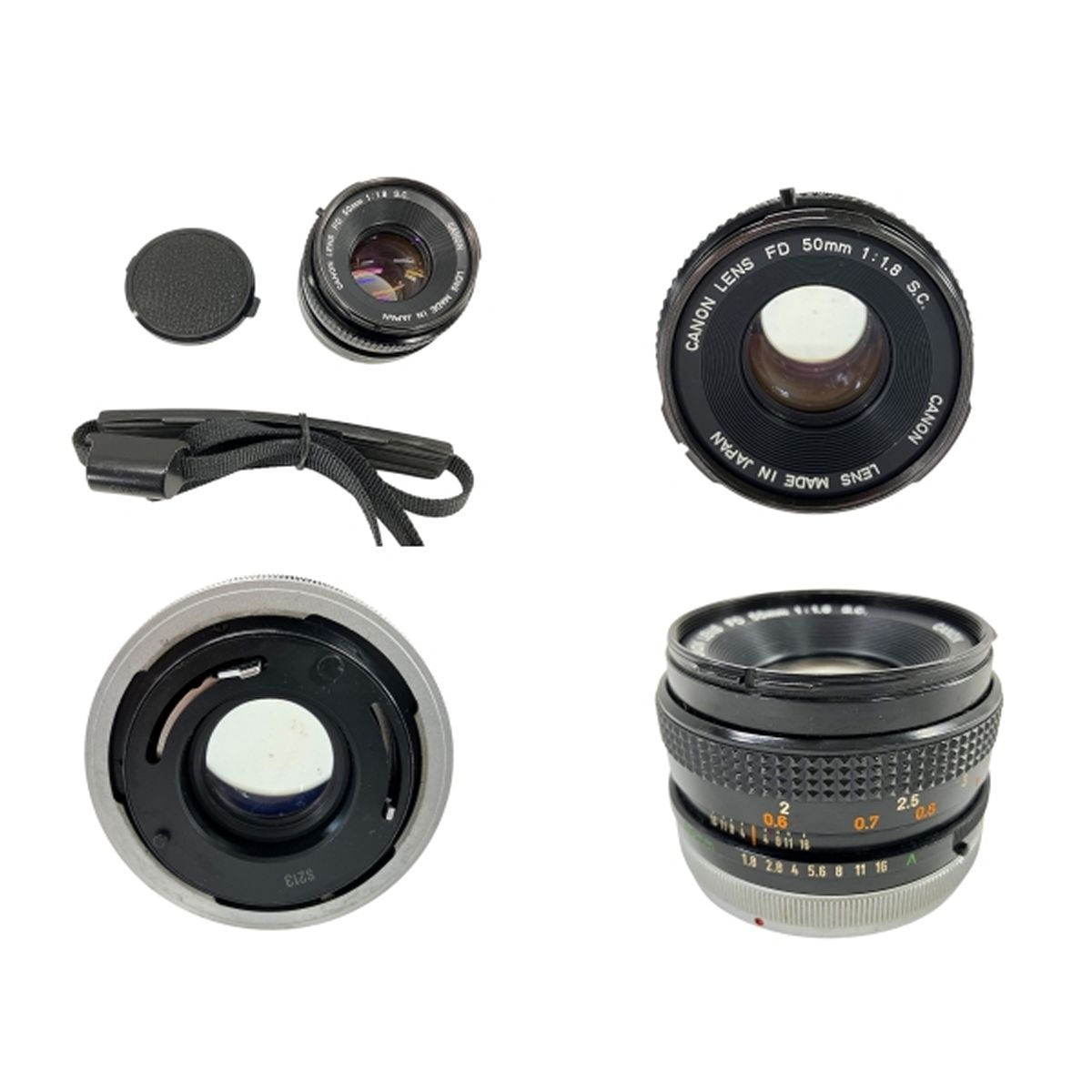 CANON AE 1 フィルムカメラ ボディ レンズ FD 50 mm 8 S C キャノン カメラ