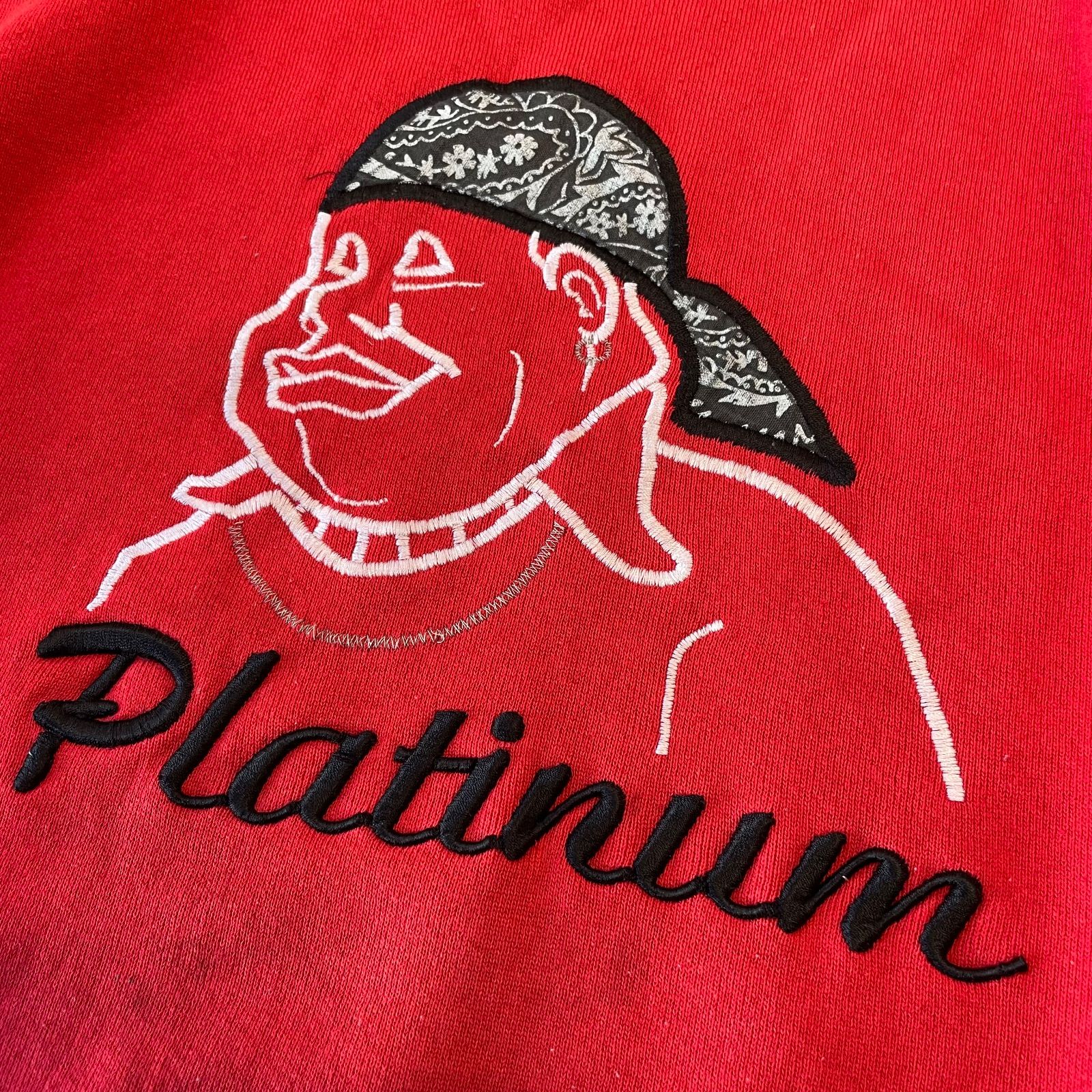 90s 【Platinum FUBU】 フブ Fat Albert 刺繍 スウェット size.XL