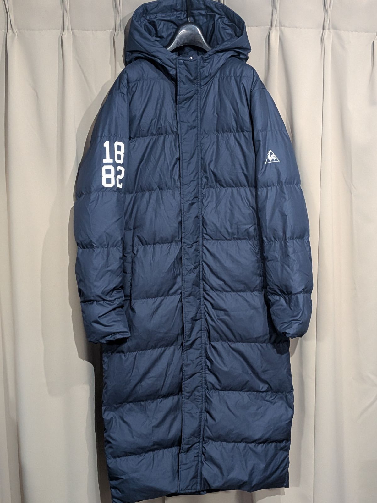 ルコック le coq sportif ダウン ベンチコート M ネイビー - メルカリ