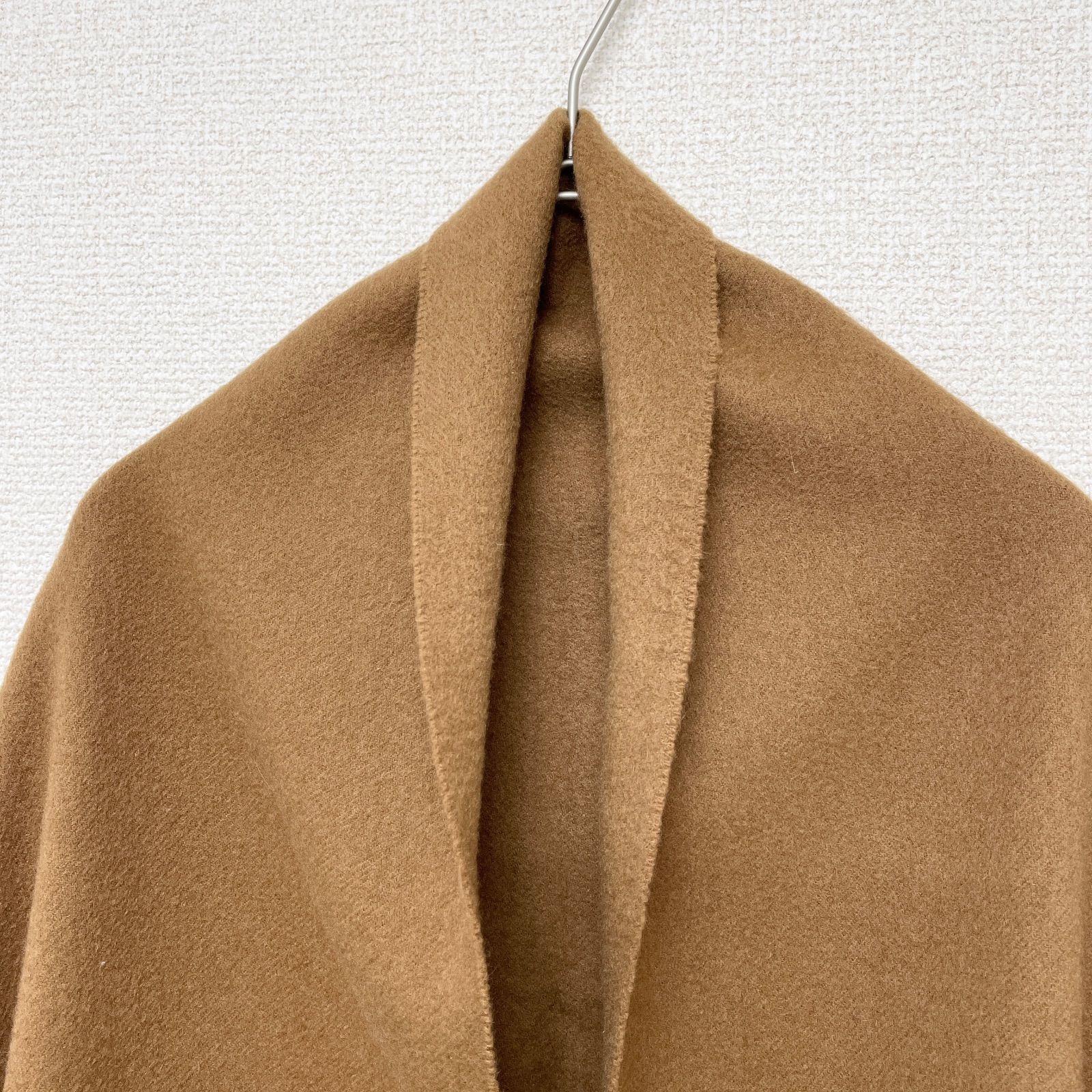 ジョンストンズ カシミヤ100% 大判 ストール キャメル Johnstons of Elgin ジョンストンズオブエルガン 大判ストール 無地