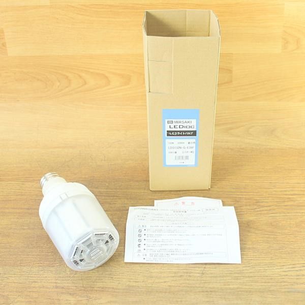IWASAKI|岩崎電気 LDS 132 N-G-E 39 F LEDIOC レディオック LEDライトバルブ 昼白色 W E 39口金