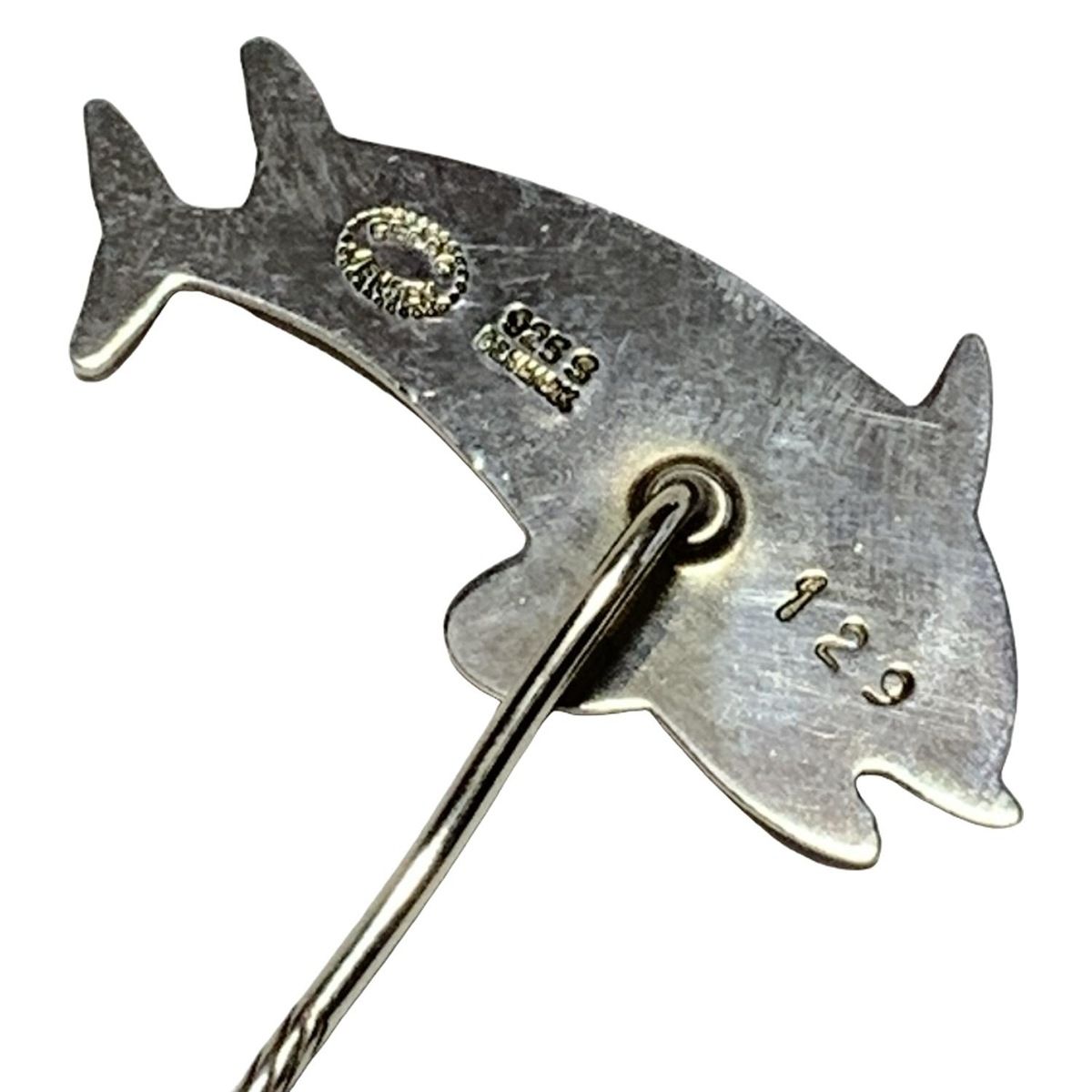 GEORG JENSEN(ジョージジェンセン) ブローチ - シルバー イルカ/129