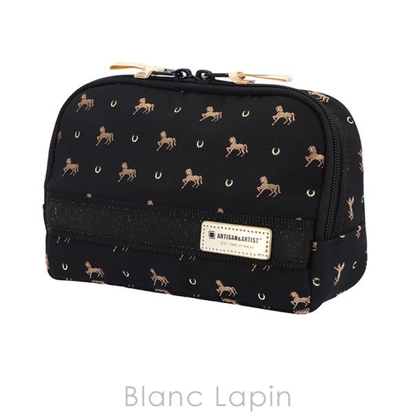 アルティザン＆アーティスト ARTISAN＆ARTIST スロープシェイプ ポーチ 6 WP PR 110 H ピルーエット ブラック コスメポーチ バッグ 162941 〔c_coffret 2025〕