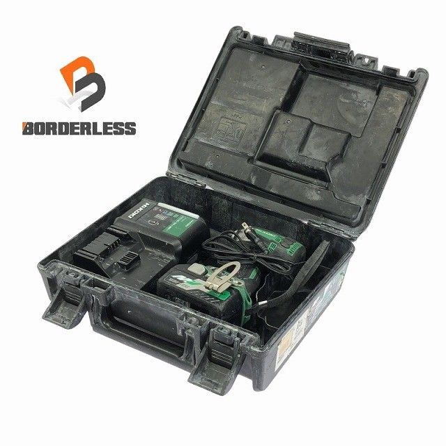 品 HiKOKI ハイコーキ 36 V コードレスインパクトドライバー WH DA バッテリ 2.5 Ah 充電器 ケース付 充電式107637