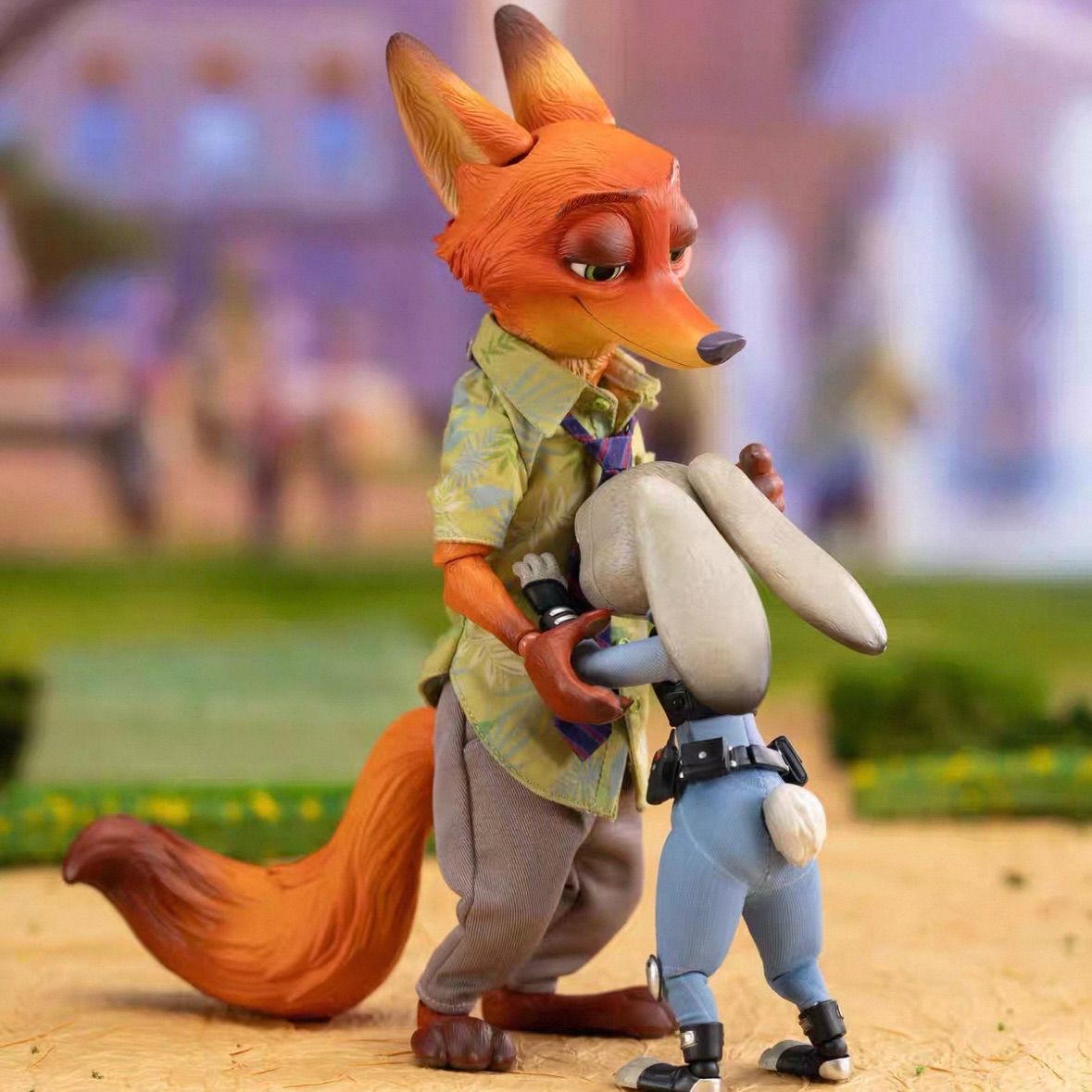 海外限定 POPMART × 共鳴GONG ディズニー ズートピア アクション