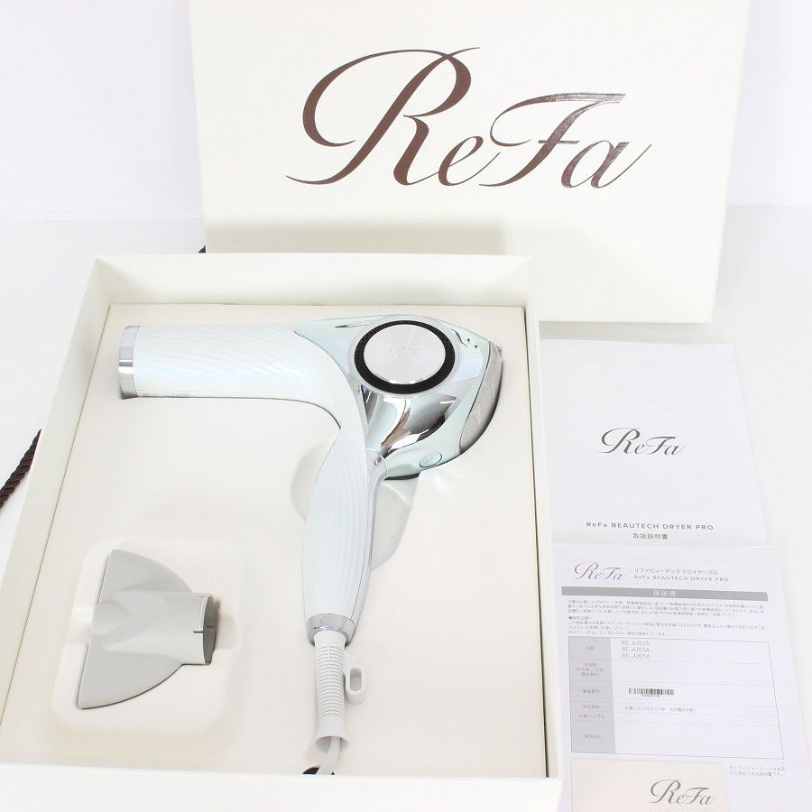 美品】MTG ReFa BEAUTECH DRYER PRO RE-AJ02A ホワイト リファ ビュー