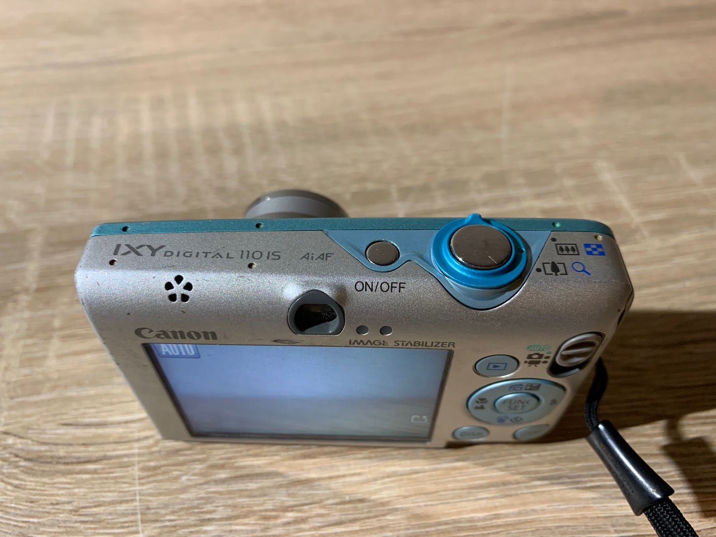 7102 Canon IXY DIGITAL 110 IS ミントブルー デジカメ - メルカリ