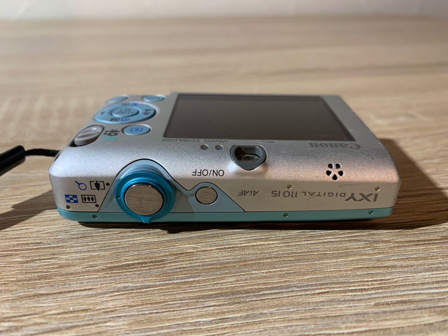 7102 Canon IXY DIGITAL 110 IS ミントブルー デジカメ - メルカリ