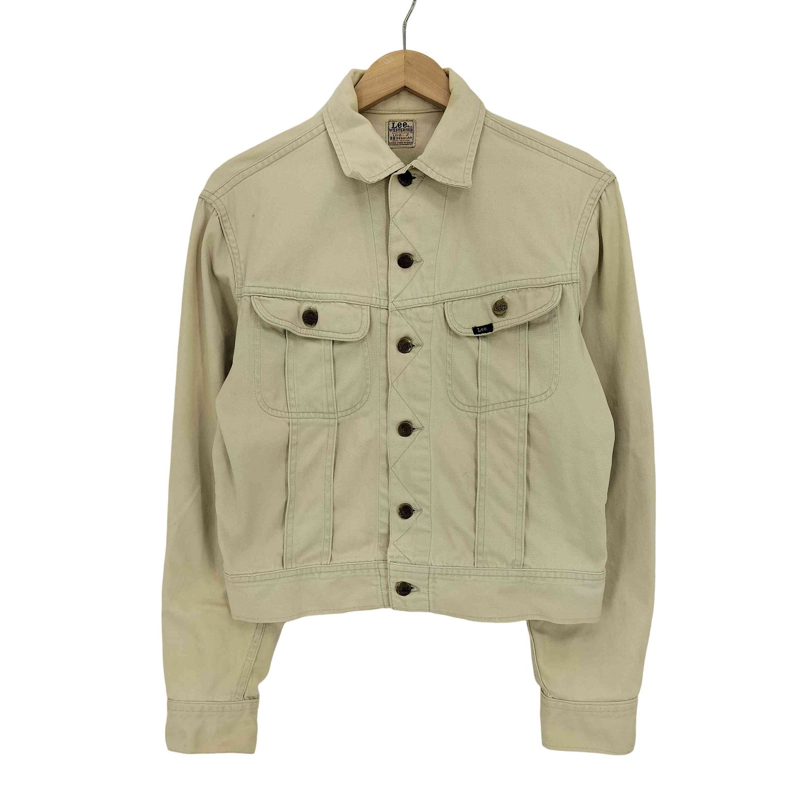Lee(リー) 60-70s Rマーク 100-J WESTERNER ウエスターナーデニムジャケット  メンズ  38 REGULAR【中古】【ブランド古着バズストア】 リー Lee 60-70s Rマーク 100-J WESTERNER ウエスターナーデニム