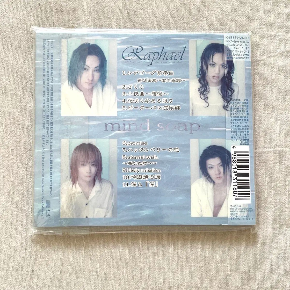 日本 ビジュアルシステム バンド Raphael mind soap アルバム V