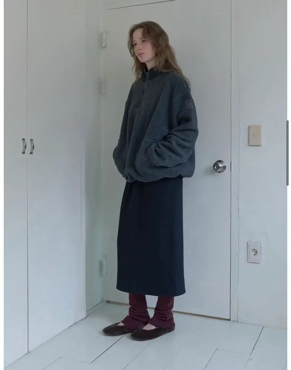 アユソウル ウール ニット ウエストゴム スカート