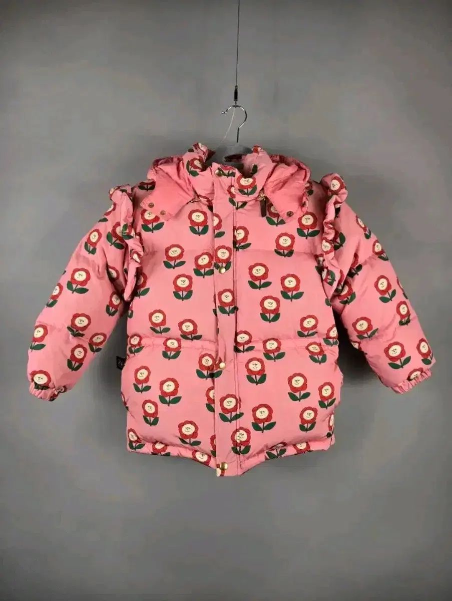 リミテドゥドゥ レディース 女の子 フラワー ダック ダウン ジャケット