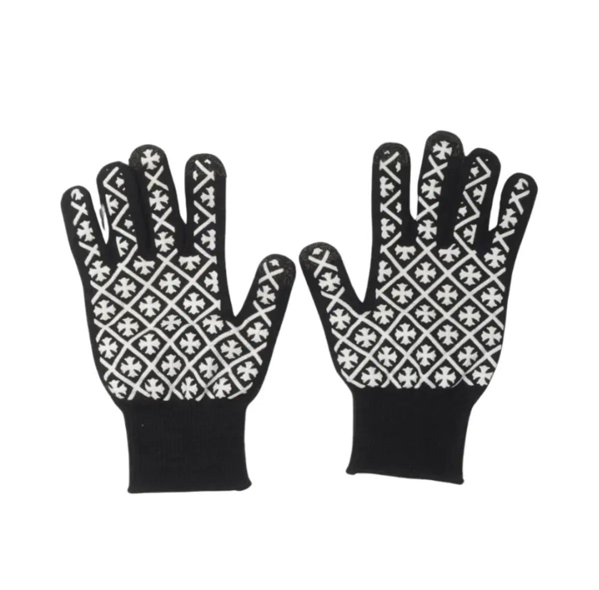 クロムハーツ ウォーク グローブ ブラック S サイズ