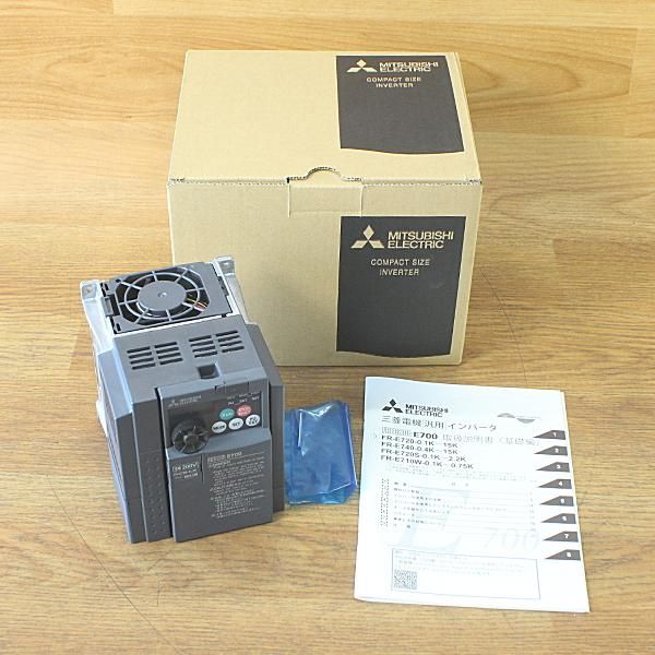 三菱 FR-E 720-2.2 K インバータ 3相200 V 3馬力