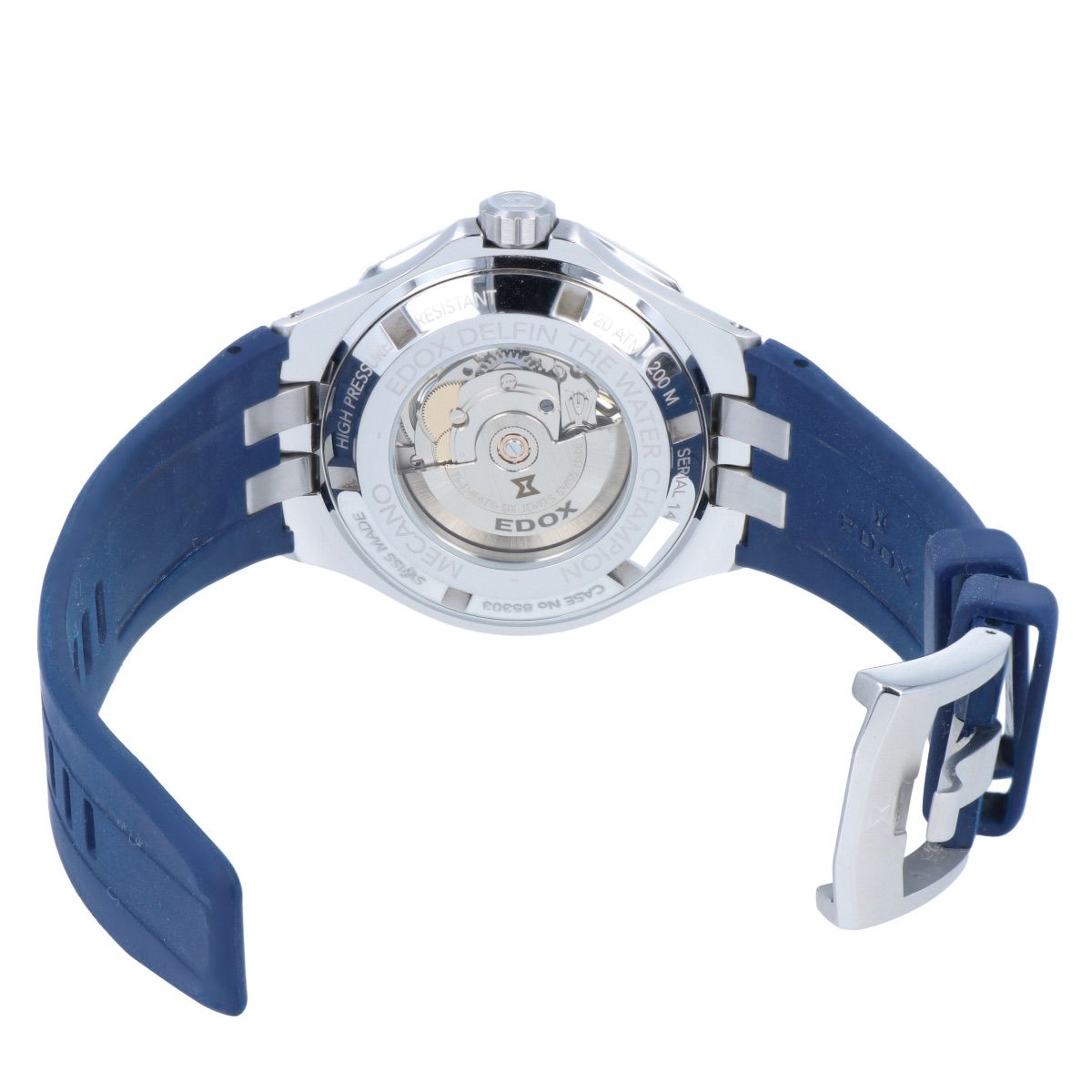 EDOX】 エドックス デルフィン メカノ 85303-3M スケルトン SS 