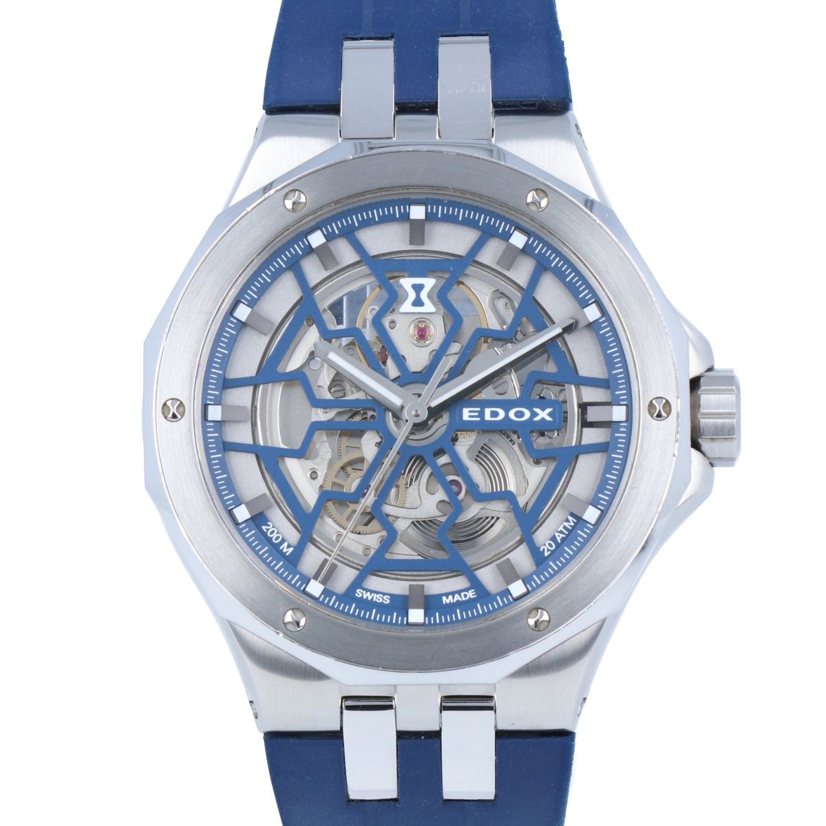 EDOX】 エドックス デルフィン メカノ 85303-3M スケルトン SS 
