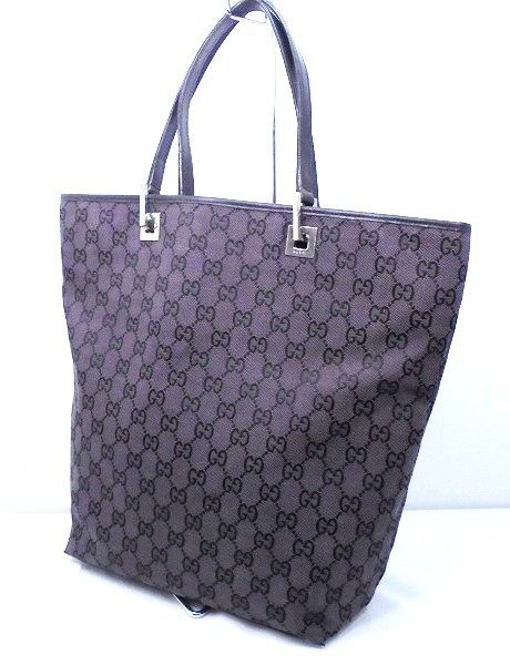 s25g-a840x【】GUCCI ｸﾞｯﾁ GGｷｬﾝﾊﾞｽ ﾄｰﾄﾊﾞｯｸﾞ 002・1098・027105