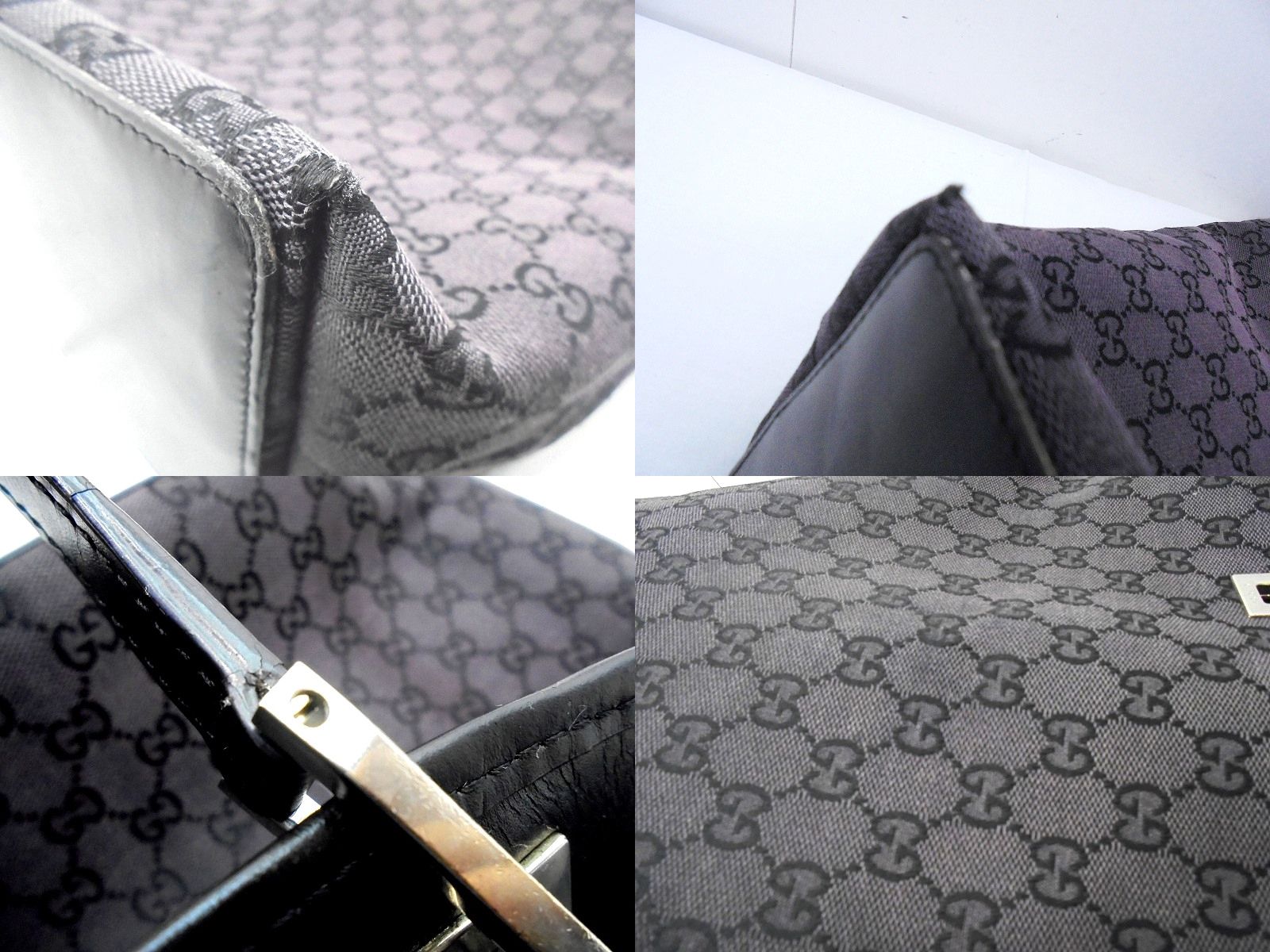 s25g-a840x【】GUCCI ｸﾞｯﾁ GGｷｬﾝﾊﾞｽ ﾄｰﾄﾊﾞｯｸﾞ 002・1098・027105 