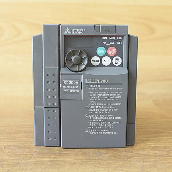 三菱 FR-E 720-1.5 K インバータ 3相 200 V 2馬力