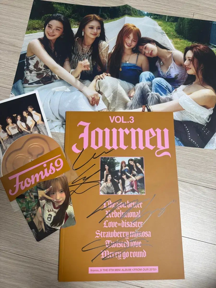 fromis_9(プロミスナイン・プミナ) Like you better サイン入り アルバム 新品