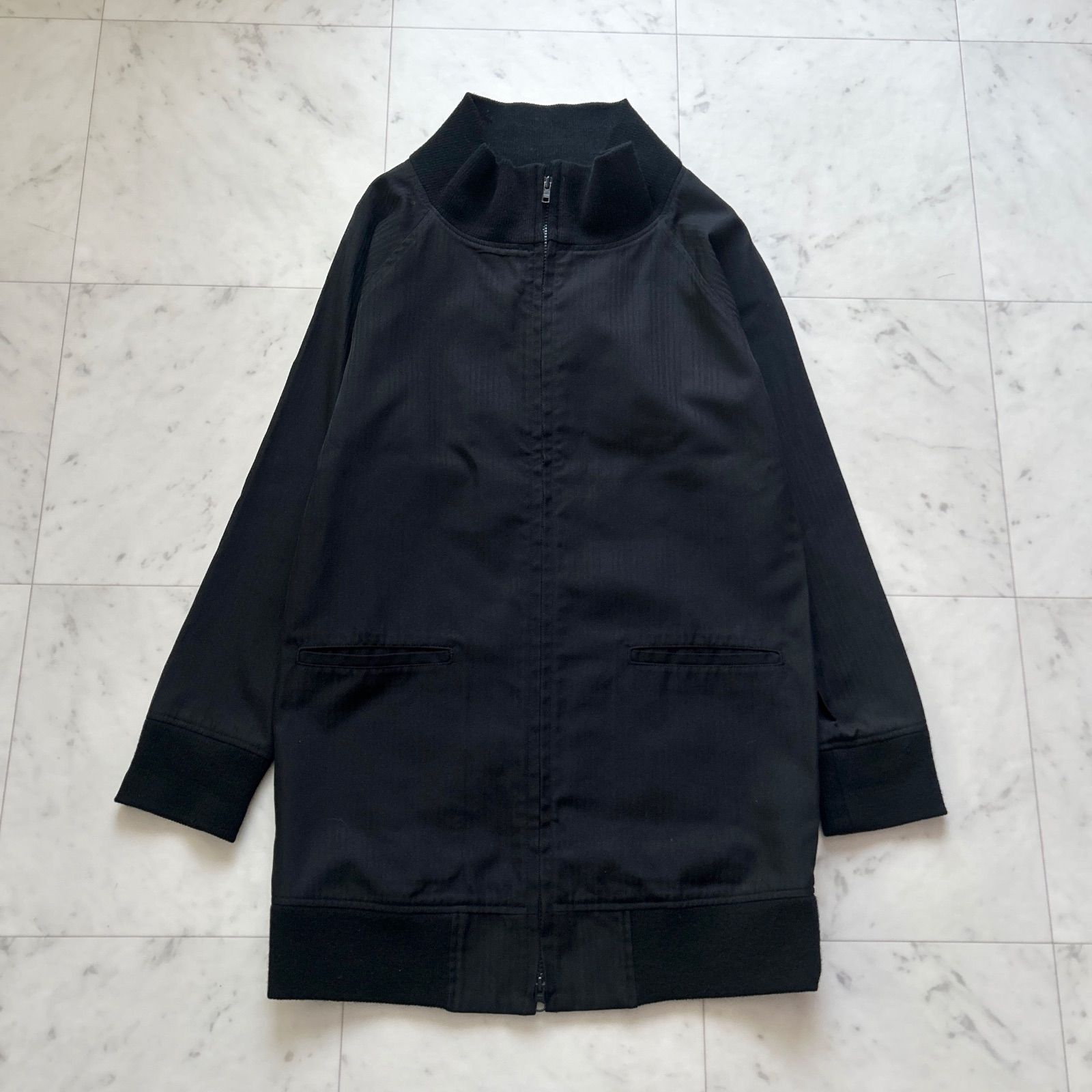 LIMI feu リミフゥ ヨウジヤマモト スタンドカラー ダブルジップ