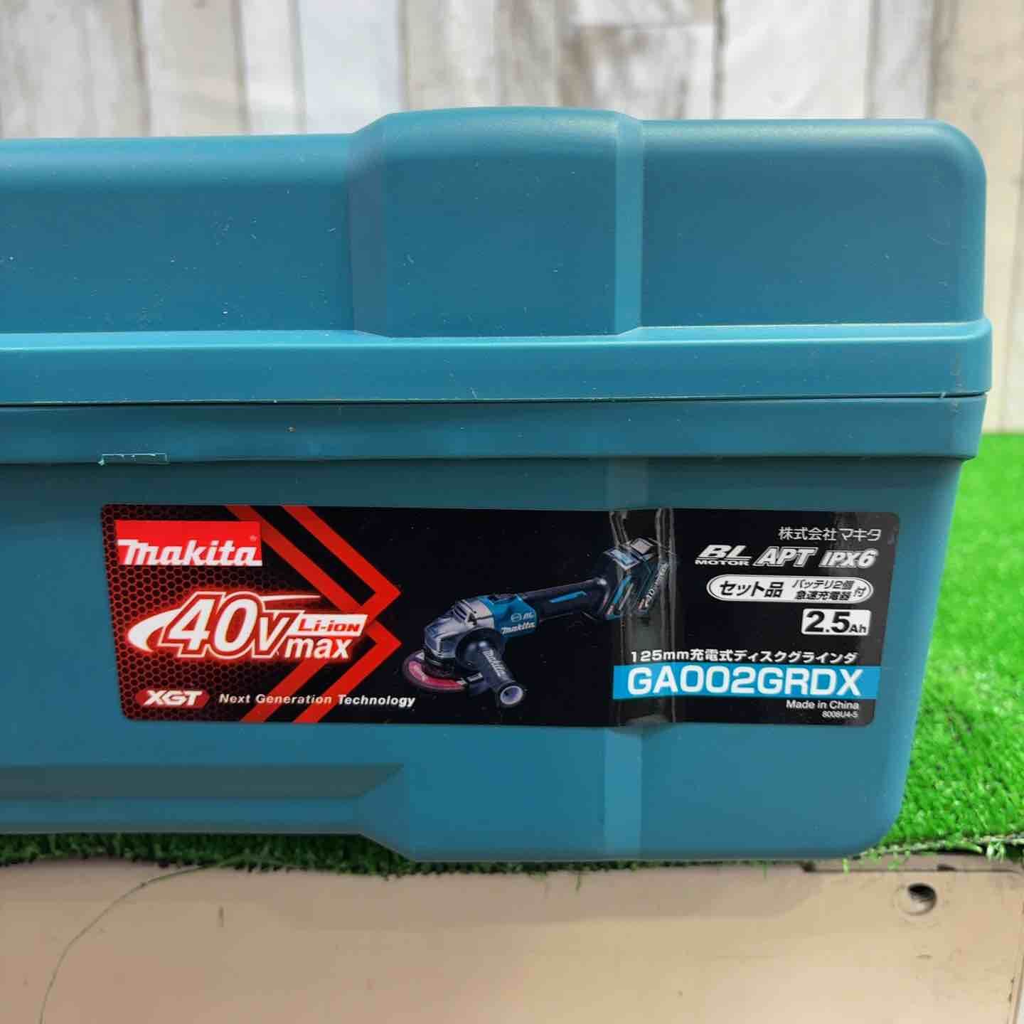 マキタ makita 125 mmコードレスディスクグラインダ