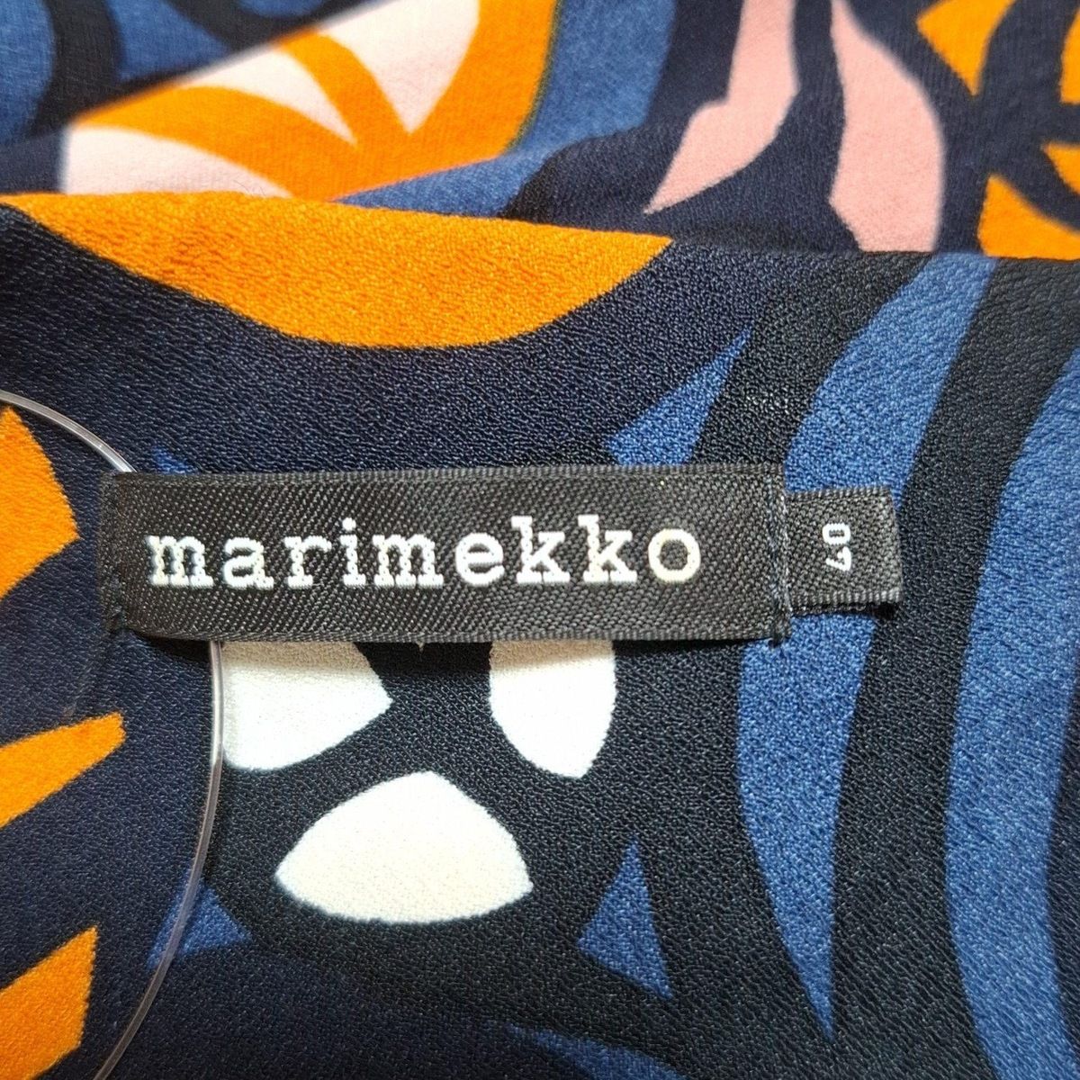 marimekko(マリメッコ) ワンピース サイズ40 M レディース - ネイビー