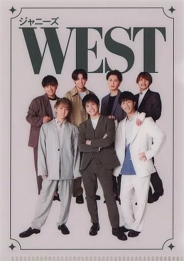 中古】クリアファイル ジャニーズWEST(WEST.)/A/縦 ミニクリアファイル