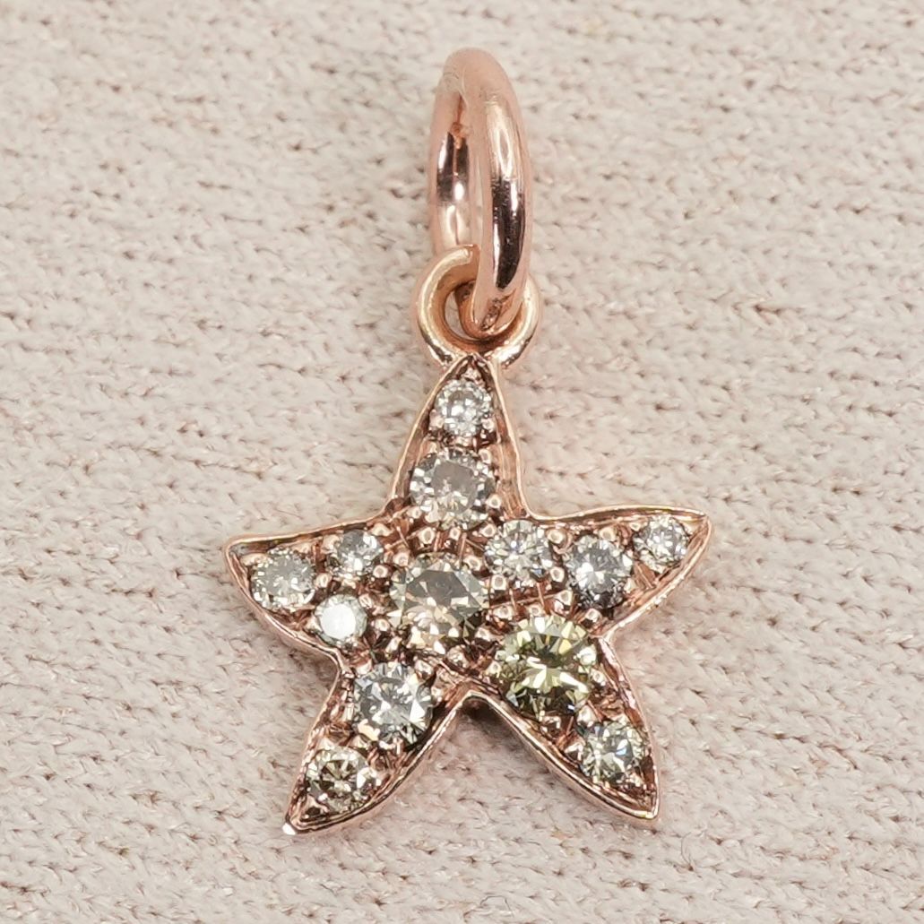 ポメラート ドド K 9 375 ダイヤ ヒトデ チャーム 25-2336 S