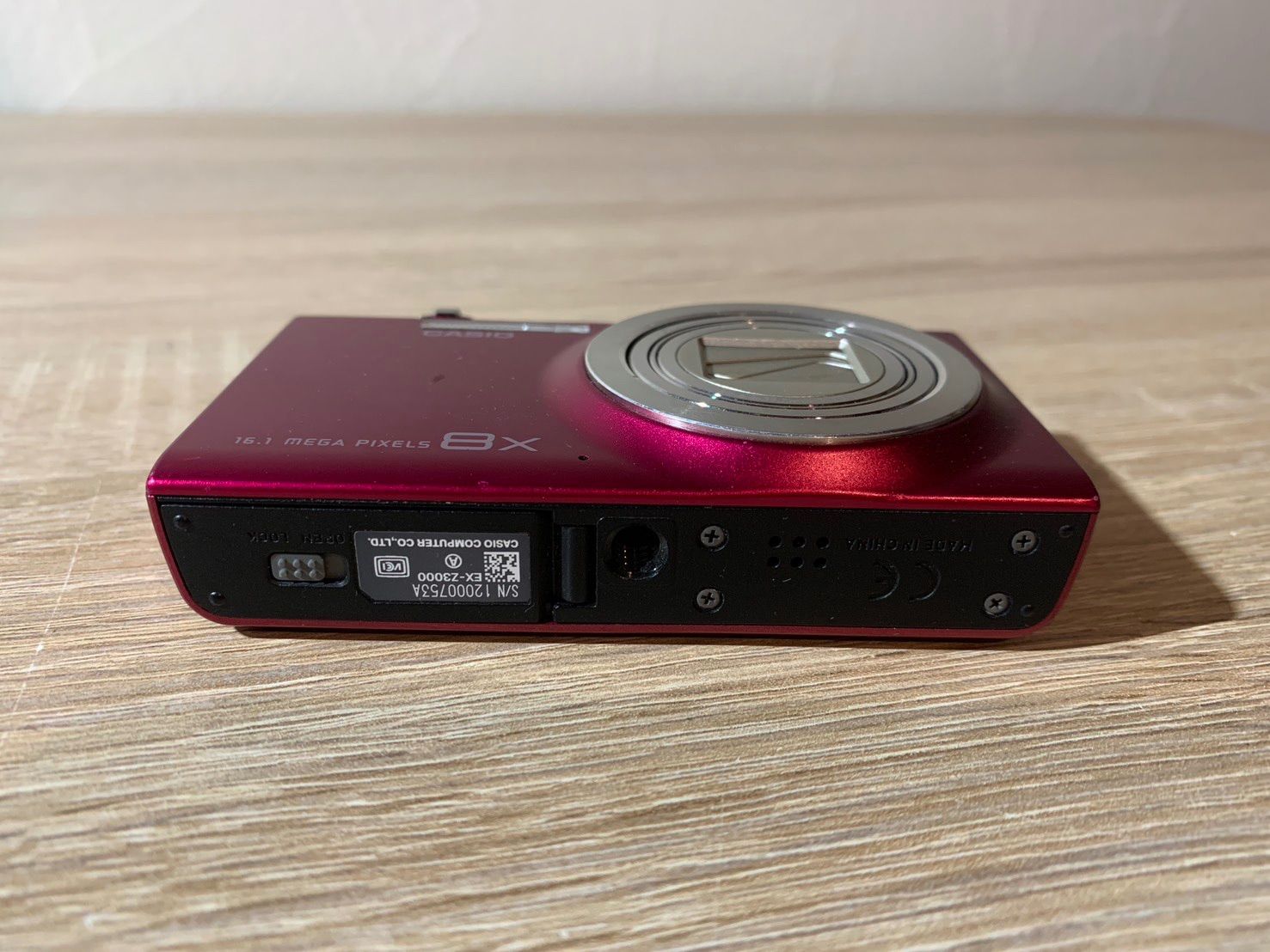 7109 Casio EXILIM EX-Z3000 ワインレッド デジカメ - メルカリ