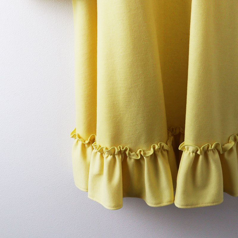 美品 エムズグレイシー M'S GRACY Tent Silhoutte Frill Dress テント