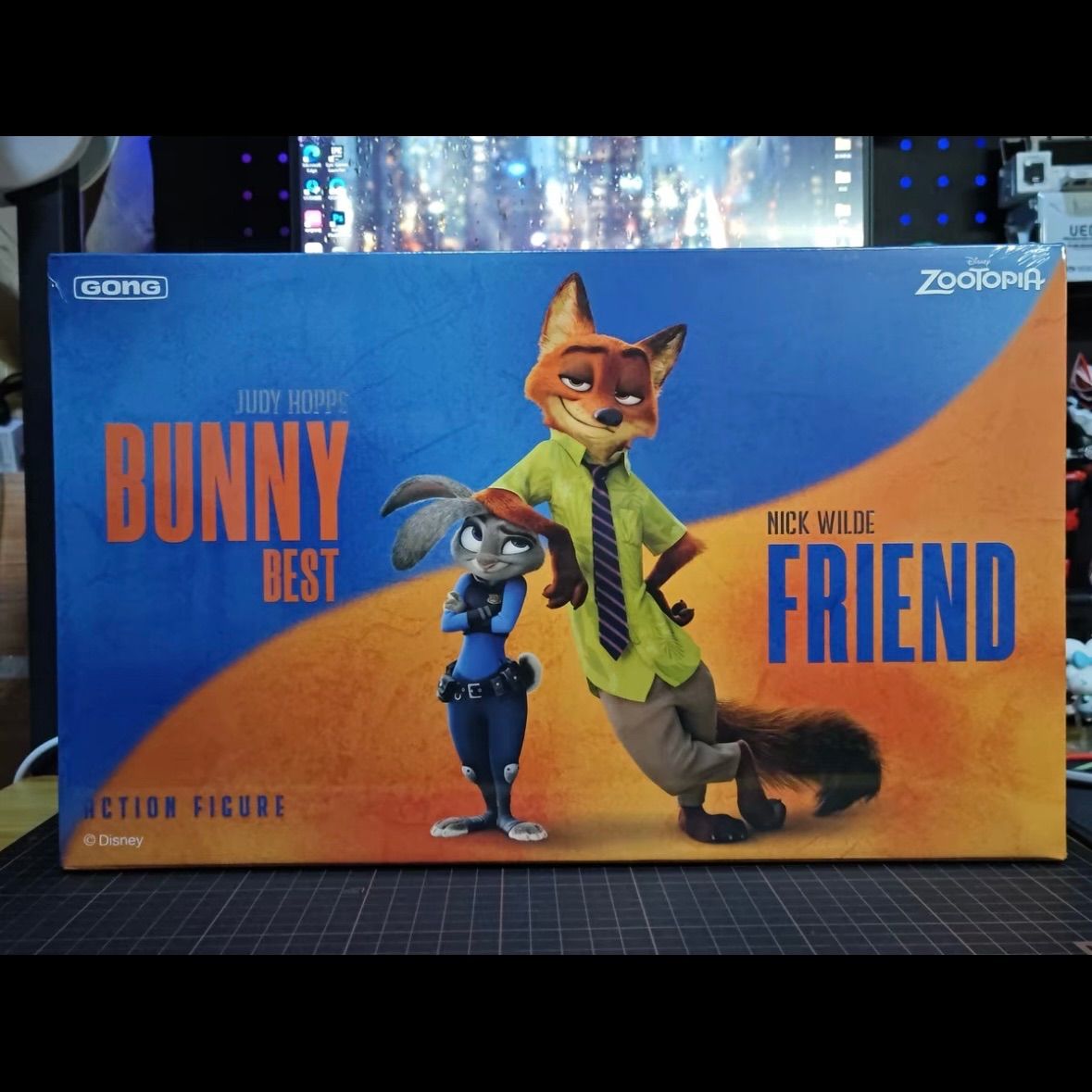 海外限定 POPMART × 共鳴GONG ディズニー ズートピア アクション