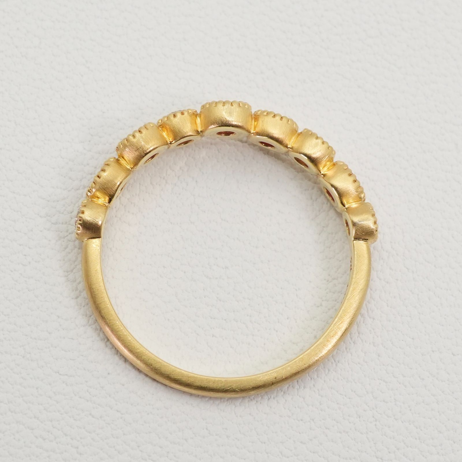 美品❗️ sirena azzurro✨計0.43ct k18 ルビーダイヤリング 美品❗️ sirena azzurro✨計0.43ct k18 ルビーダイヤリング