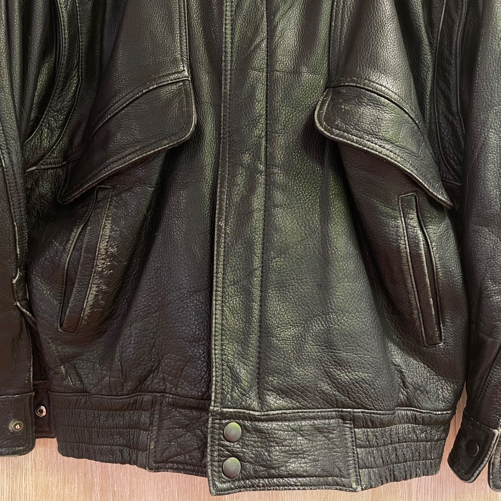 ROBO レザージャケット 90s ブラック 羊革 サイズM ［G0128］ - メルカリ