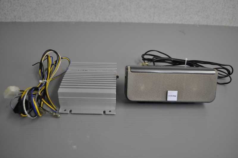 MPV 23 T 前期 LY 3 P 社外 破損無 ALPINE センタースピーカー 1 CHパワーアンプ スピーカー アンプ SBS 0315 MXE M 350 s 021488 A