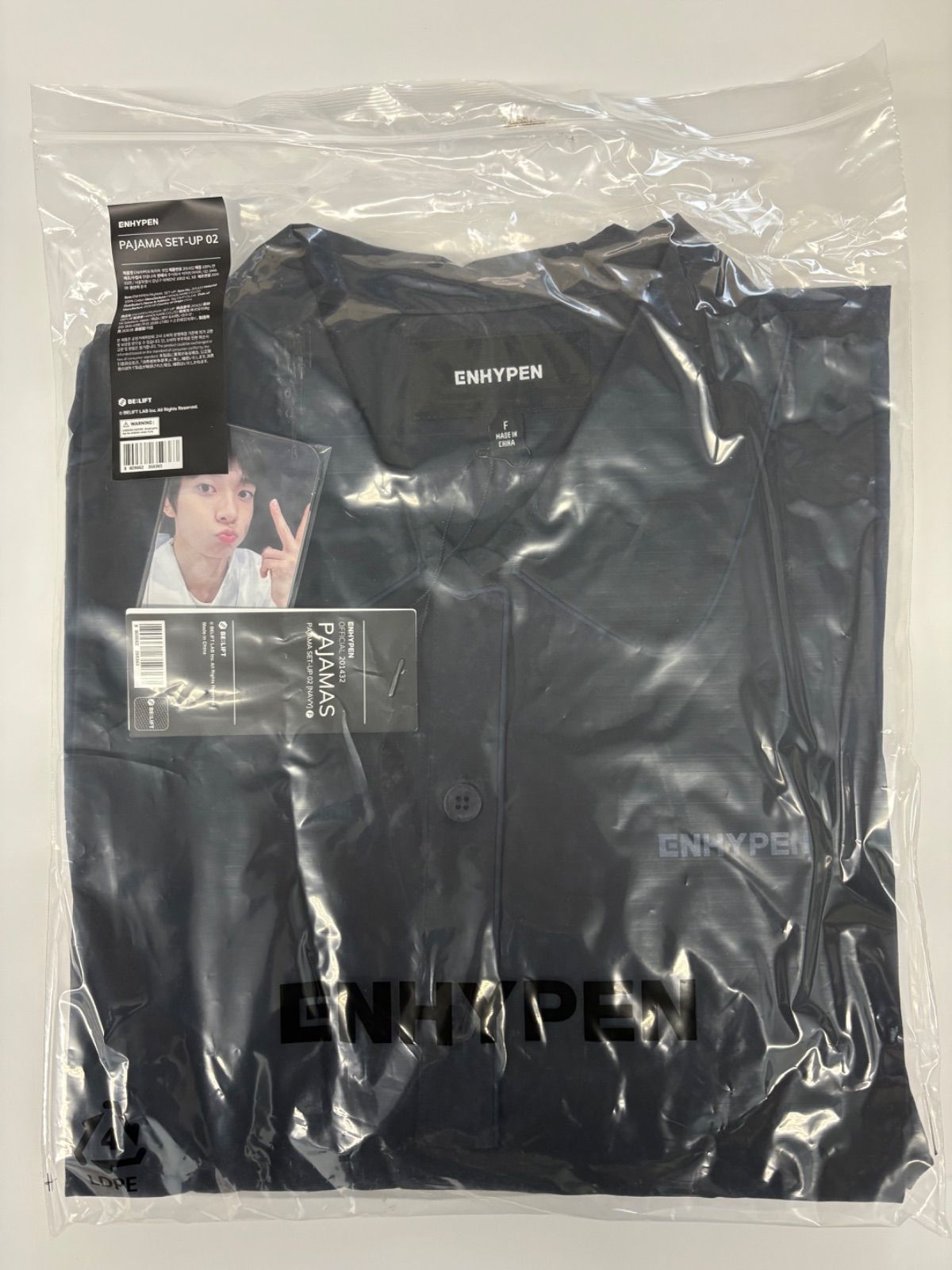 グッズ ENHYPEN Pajama Set up 02 フォトカード付き パジャマ